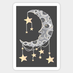 Crescent Moon Sticker